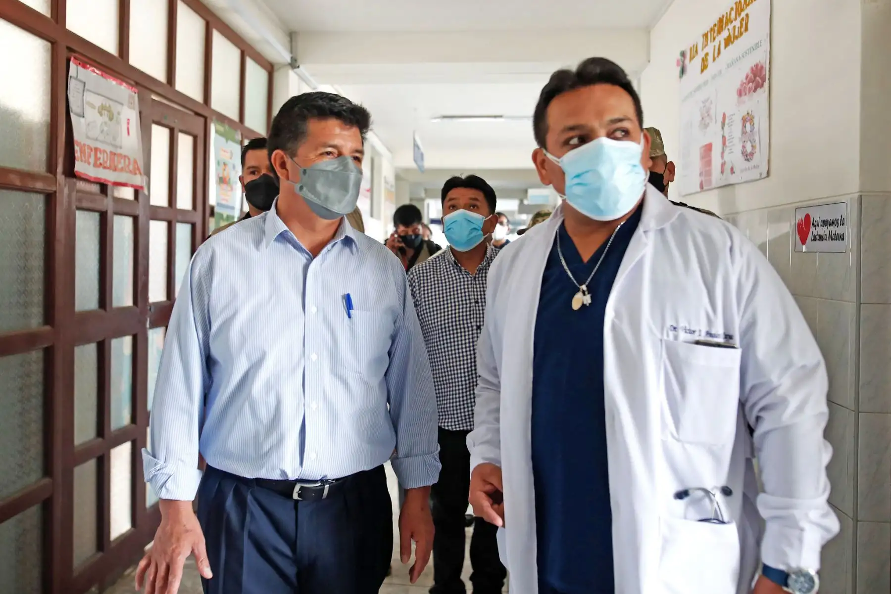Presidente de la República, Pedro Castillo, realiza visita inopinada al centro de salud de Mala, en la provincia de Cañete.
Foto: ANDINA/Prensa Presidencia