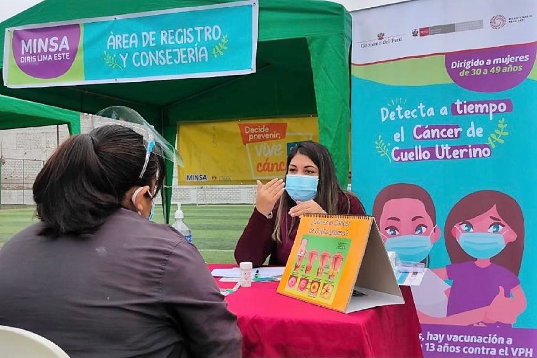 El sector Salud promueve la aplicación de pruebas moleculares para la detección oportuna del cáncer de cuello uterino. Foto: ANDINA/Difusión