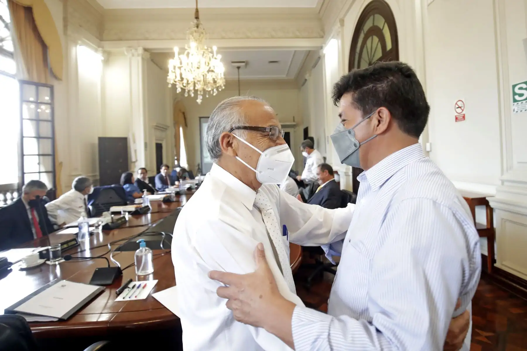 El presidente Pedro Castillo lidera sesión del Consejo de Ministros en Palacio de Gobierno. Foto: ANDINA/Prensa Presidencia