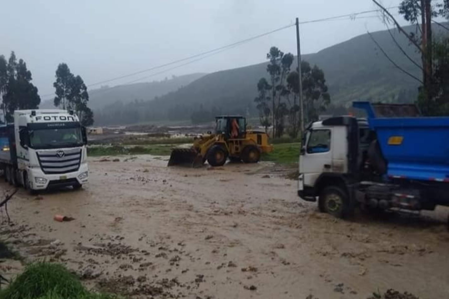 La vía nacional ruta PE-3N tramo Recuay-Ticapampa (Áncash) ha sido afectada en dos sectores. Foto: ANDINA/Difusión