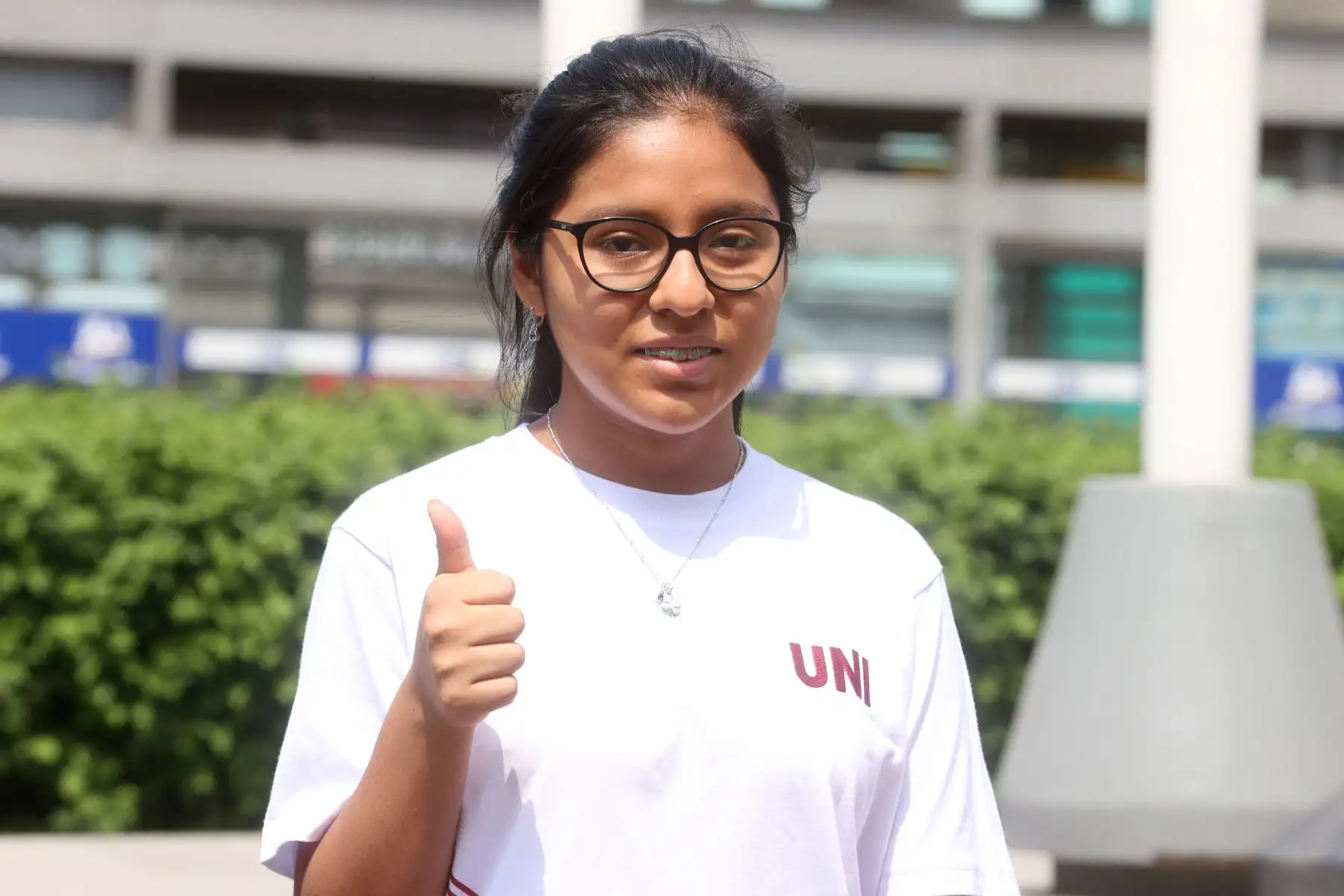 La Universidad Nacional de Ingeniería, realizó con mucho éxito su Concurso de Admisión 2022-1 de manera presencial luego de dos años de pandemia por la covid-19. Tercer puesto Sandra Bellamy Zelada Razabal de 16 años natural de Ica.
Foto: ANDINA/ Vidal Tarqui