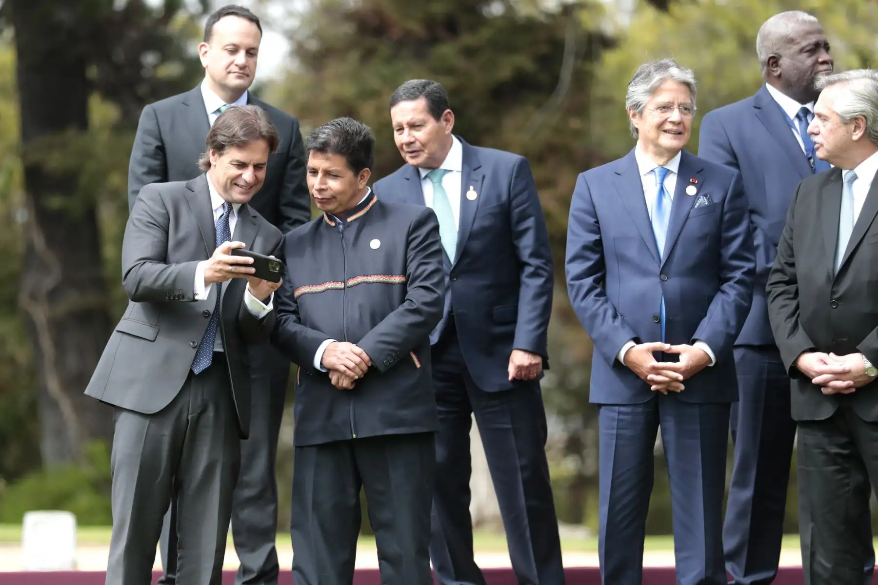 El presidente Pedro Castillo, participó en la ceremonia de toma de mando del presidente de Chile, Gabriel Boric.
Foto: ANDINA/Prensa Presidencia