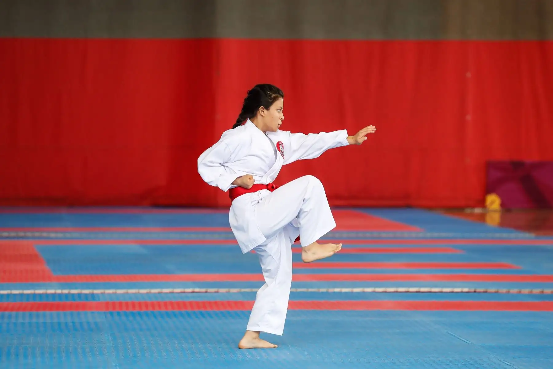 El polideportivo 1 del Legado La Videna es sede del “Tope Selectivo 2022 y Campeonato Apreciativo Juvenil y Mayores 2022 de Karate”.
Foto: ANDINA/Renato Pajuelo