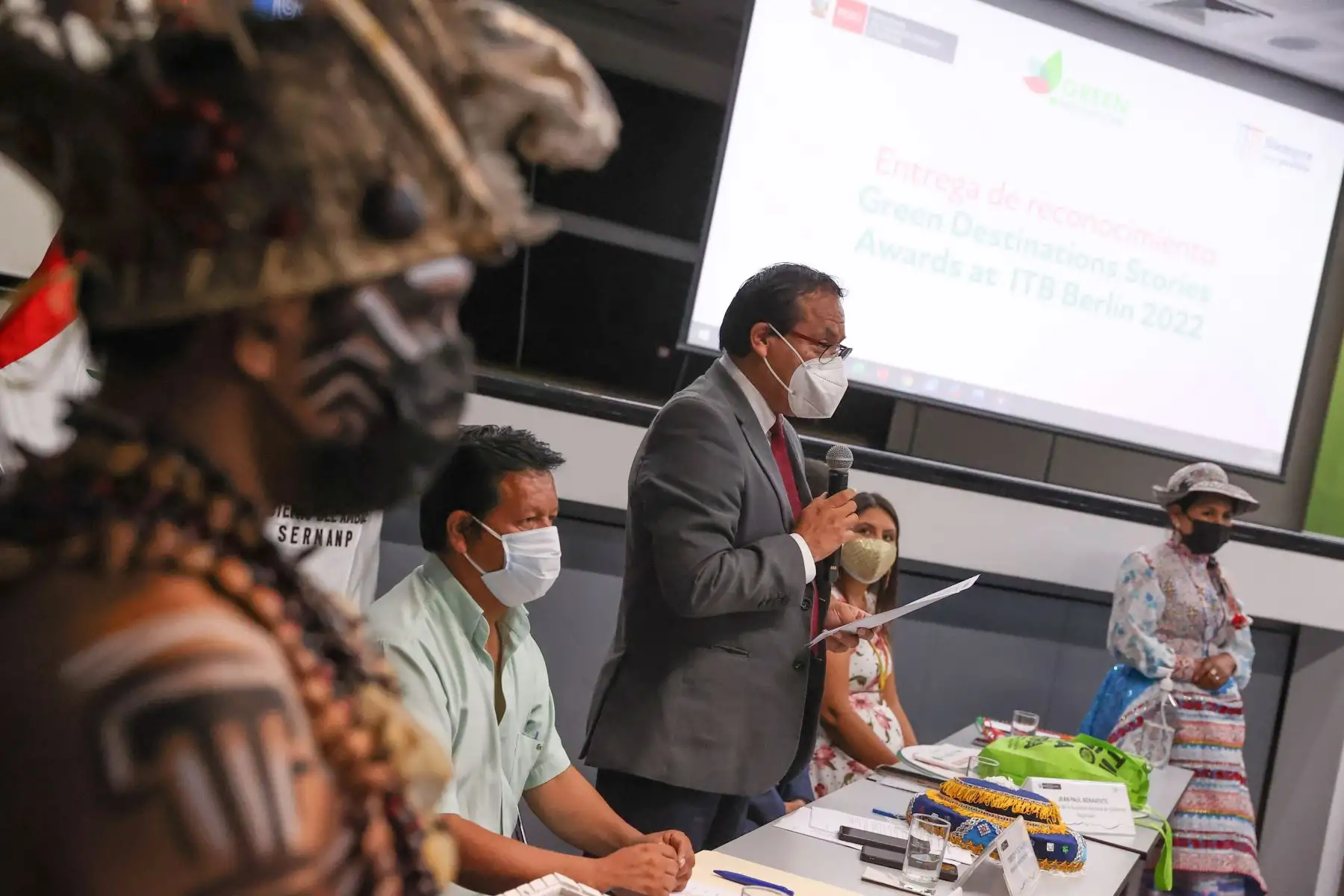 El ministro de Comercio Exterior y Turismo, Roberto Sánchez, destacó el reconocimiento internacional otorgado a tres destinos turísticos peruanos en los premios "Green Destinations Story Awards", que reconoció a 17 historias de turismo sostenible más ejemplares e inspiradoras a nivel mundial.
Foto: ANDINA/ Jhonel Rodríguez Robles