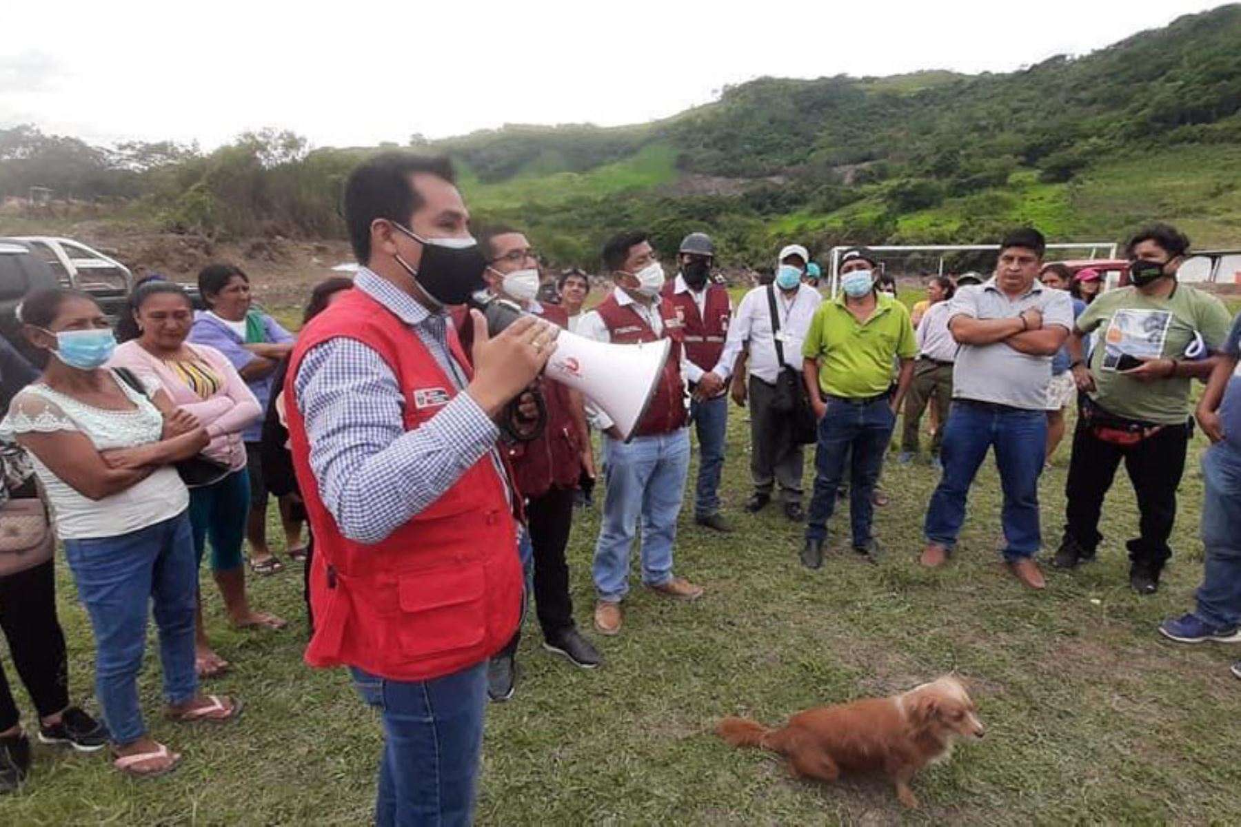 Equipo técnico del MVCS enviado a Amazonas se reunió con autoridades regionales y locales. Foto: ANDINA/MVCS
