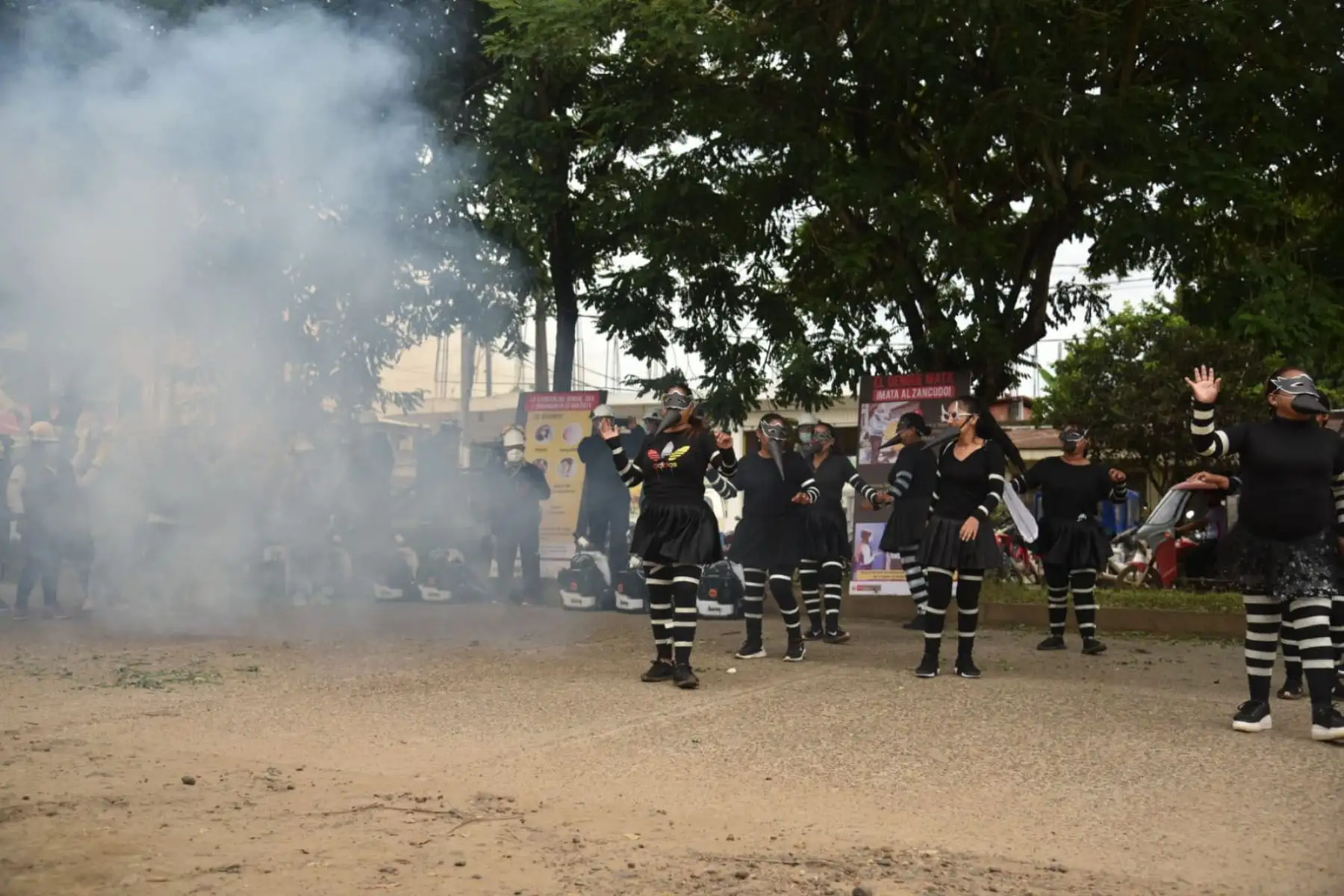 Cuarenta fumigadores y similar número de notificadores se movilizarán para que aproximadamente en 20 días se pueda cumplir con los ciclos de fumigación. Foto: ANDINA/Goremad