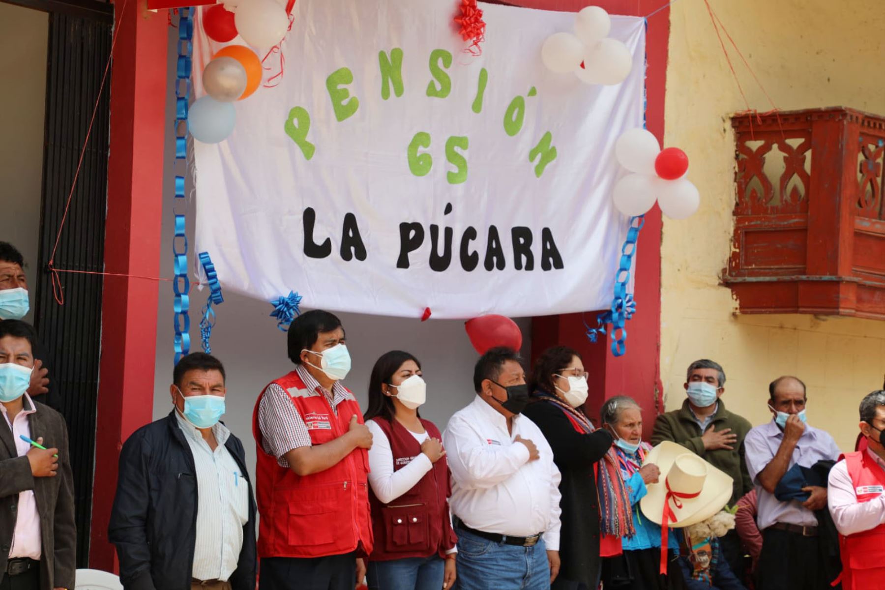El centro poblado La Púcara, en la región Cajamarca, cuenta desde hoy con un nuevo punto de pago del programa Pensión 65.  Foto: ANDINA/Difusión