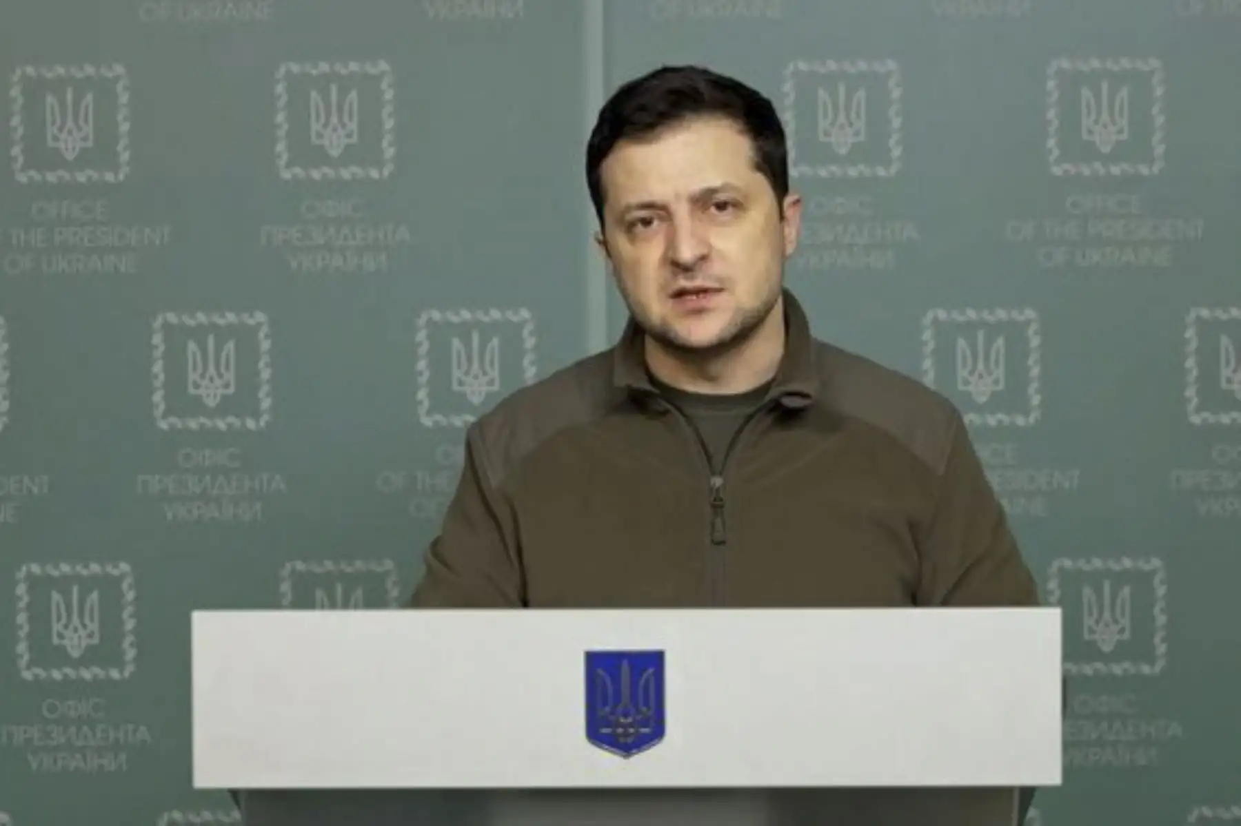 Presidente de Ucrania, Volodímir Zelenski.
