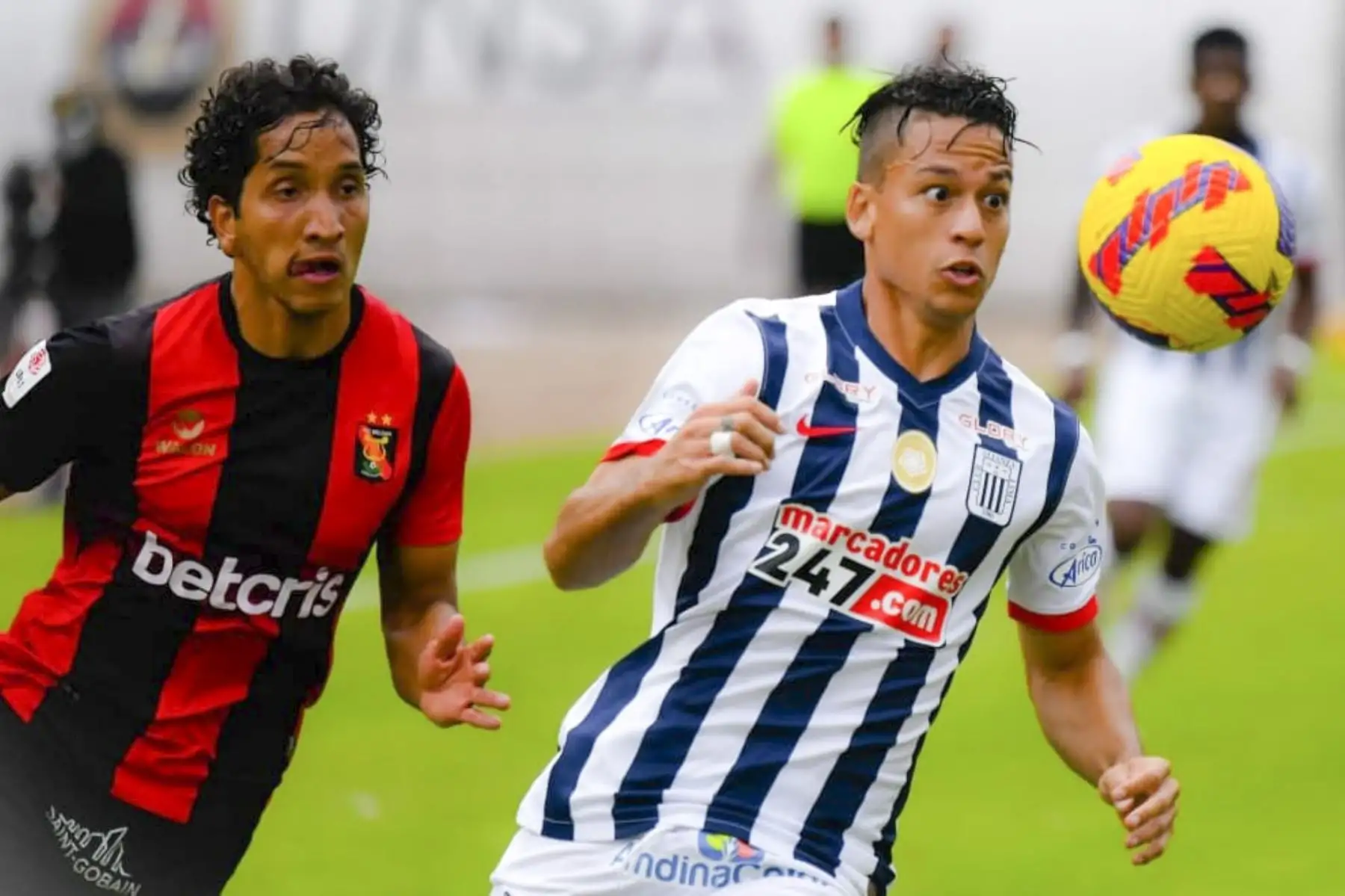 Cristian Benavente hizo su debut como titular con Alianza Lima en el duelo ante Melgar en Arequipa por la fecha 6 de la Liga 1 Betsson 2022. Foto: Cortesía Diego Ramos