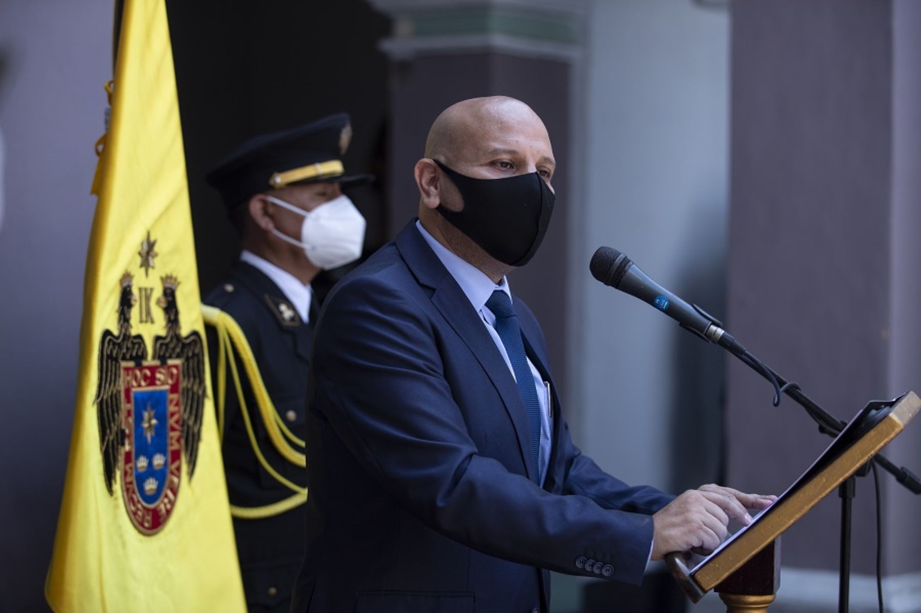 Ministro Salas en inauguración de la Casa Criolla del Convento de los Descalzos. Foto: Mincul