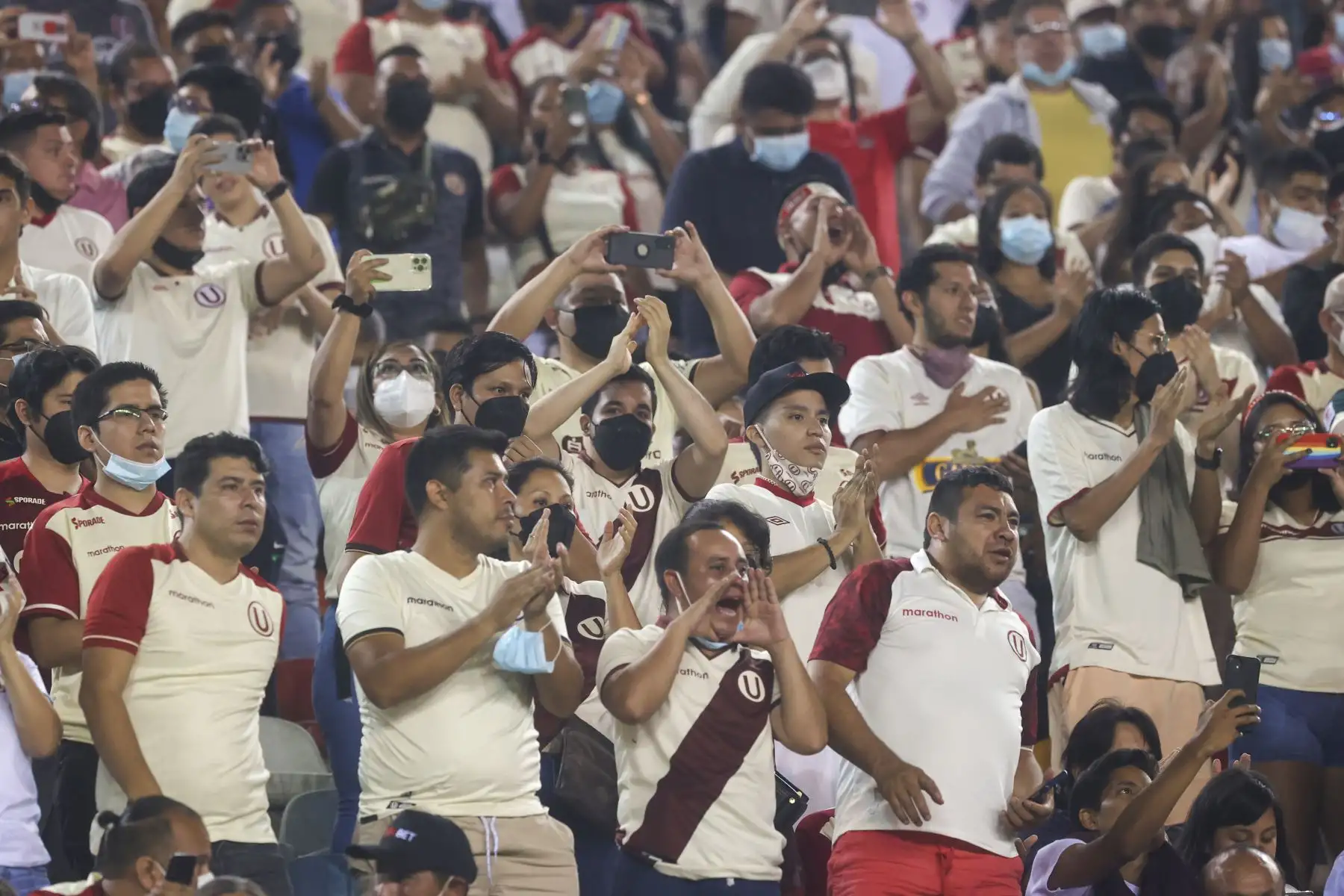 Universitario de Deportes se enfrenta a Cienciano en un partido por la sexta jornada de la Liga 1 en el Estadio Monumental. Foto: ANDINA/Vidal Tarqui