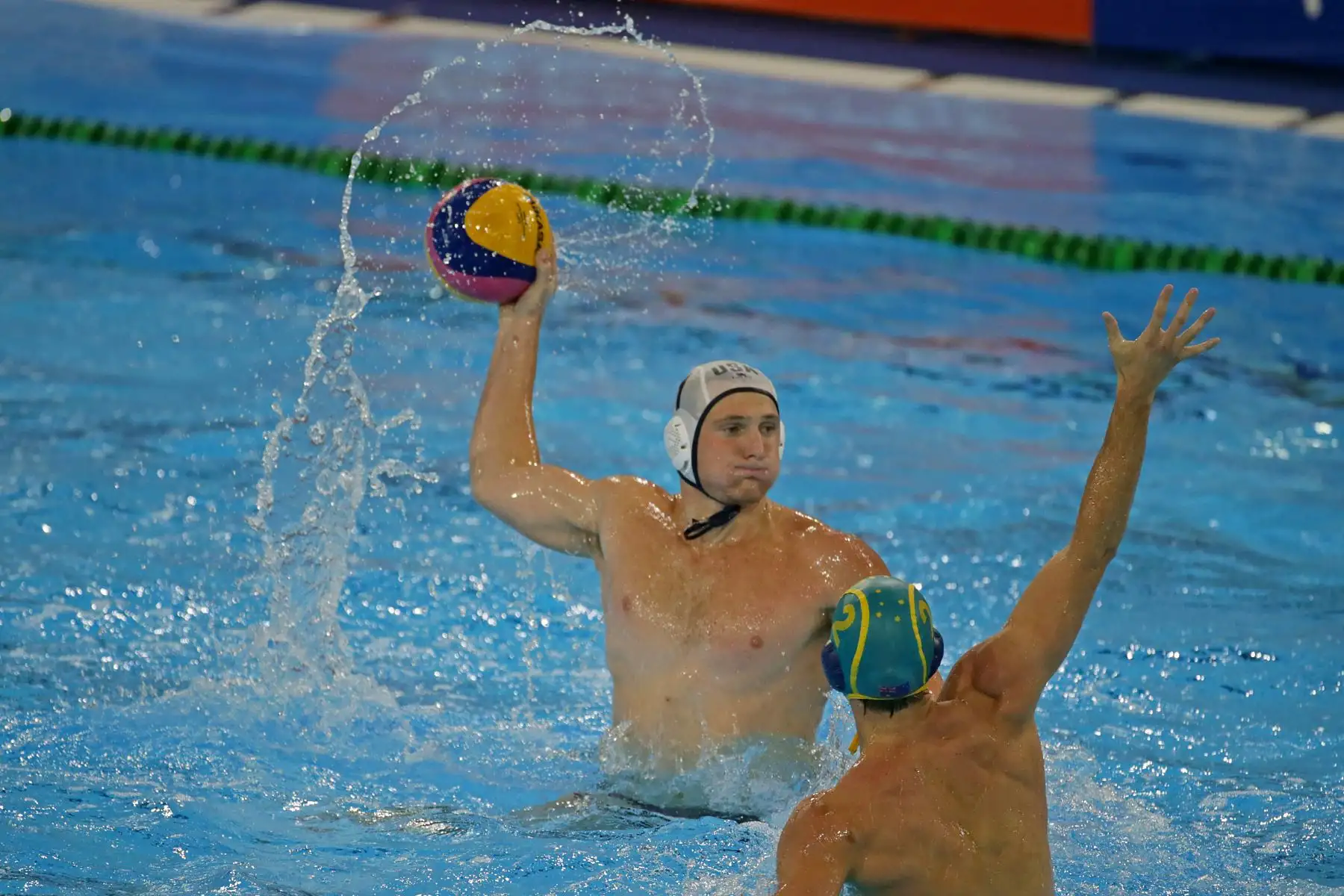 Final de la Liga Mundial de Waterpolo entre en el Centro Acuático de la Videna. Australia es campeón en mujeres. Foto: Legado