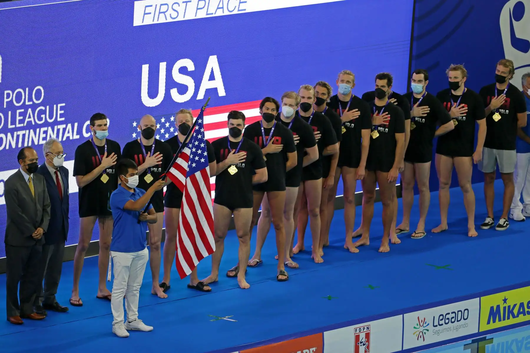 Final de la Liga Mundial de Waterpolo entre en el Centro Acuático de la Videna. Australia es campeón en mujeres. Foto: Legado