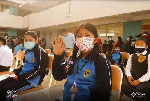 ¡Volvemos a la presencialidad! alumnos de 378 colegios iniciaron clases en la región Tacna