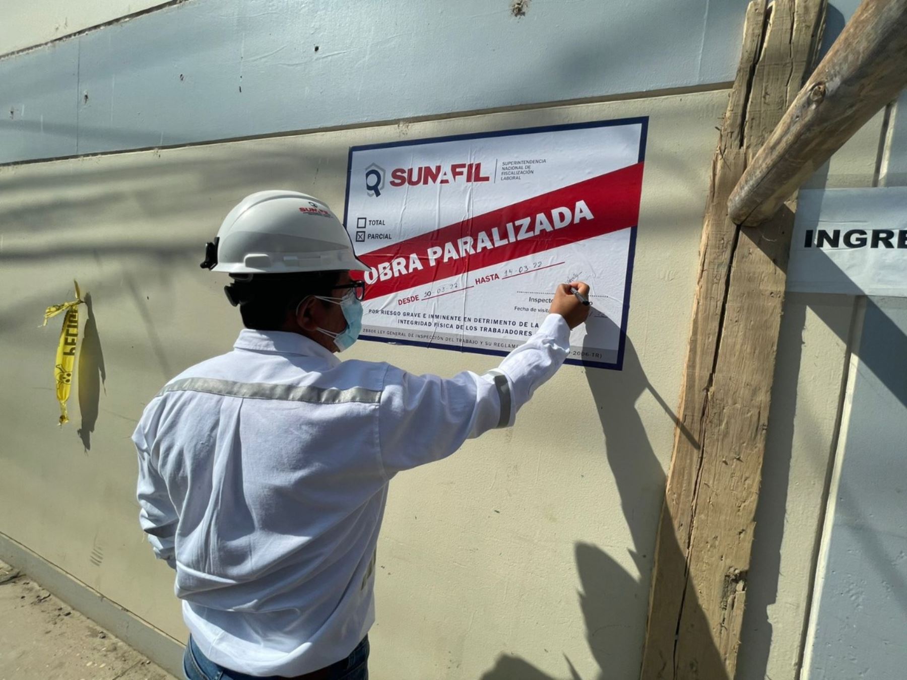 La Libertad: Sunafil paralizó 4 obras al haber detectado riesgo para trabajadores