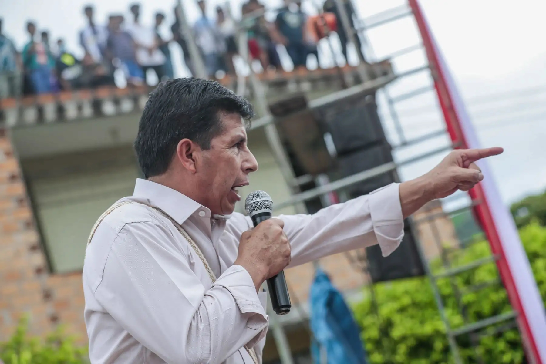 El presidente de la República, Pedro Castillo, sostuvo reunión con la población de la comunidad nativa de Nauta.
Foto: ANDINA/Prensa Presidencia