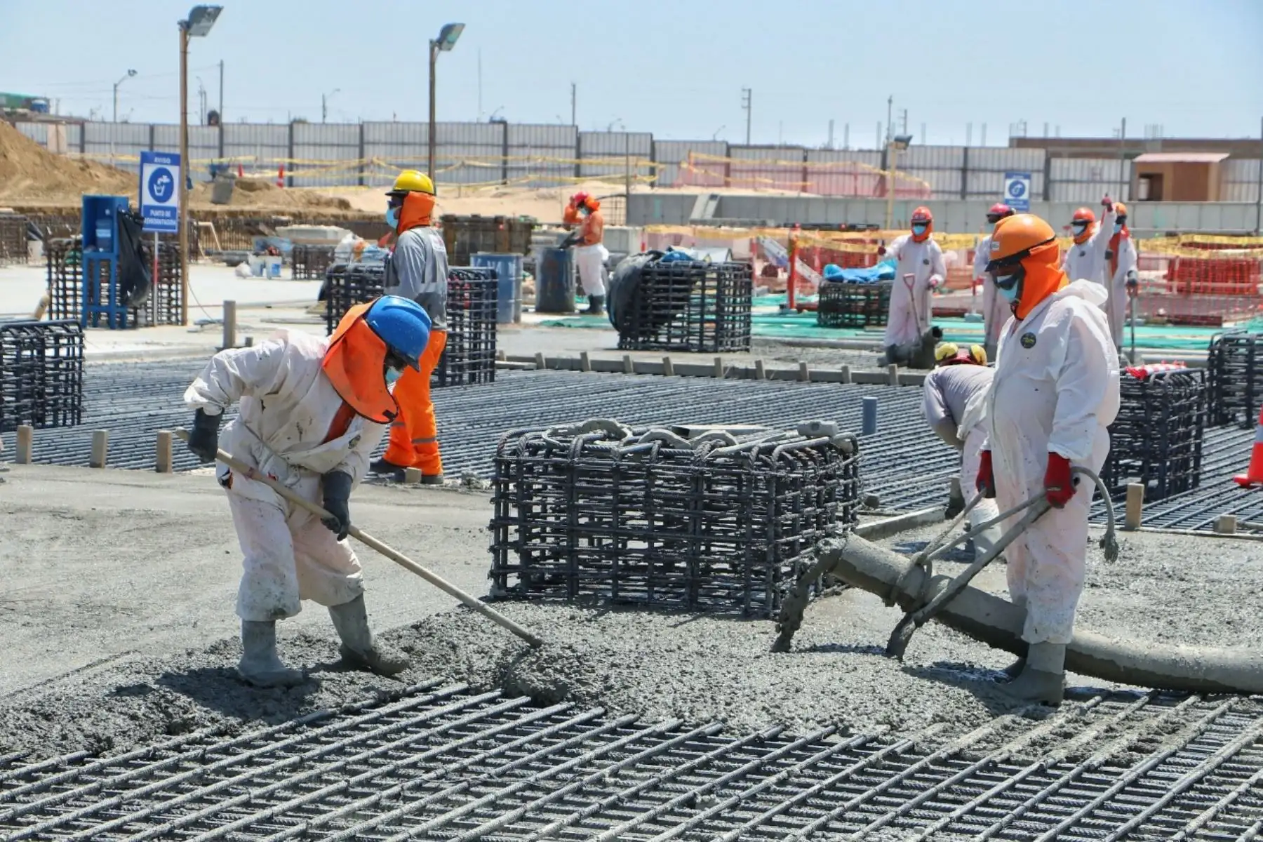Obras de reconstrucción. Cortesía