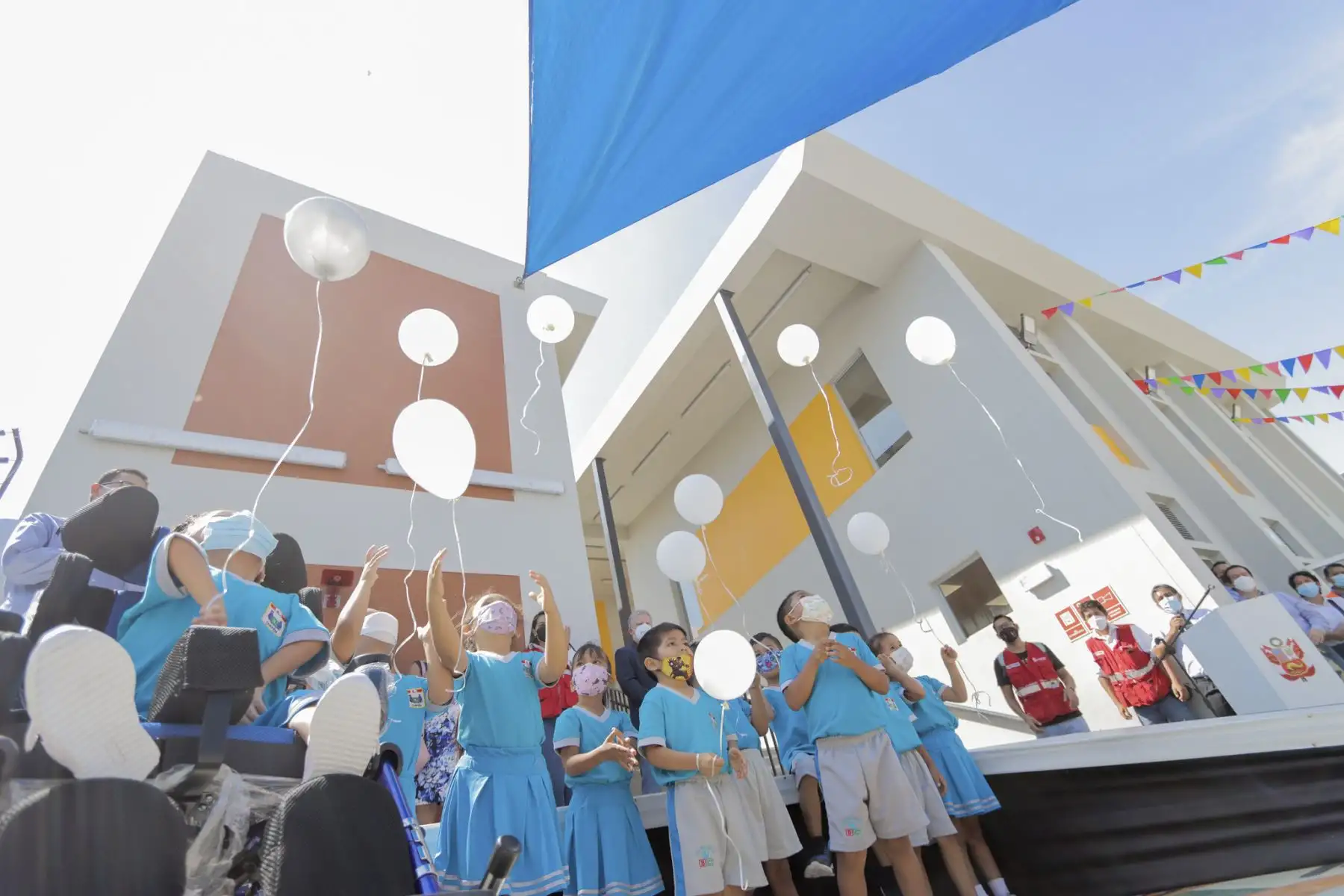 Más de 300 niñas y niños de Chepén retornarán a clase  en mejores condiciones gracias a Reconstrucción con Cambios de la institución educativa N° 1639, en el marco del Acuerdo Gobierno a Gobierno con el Reino Unido. Foto: ARCC