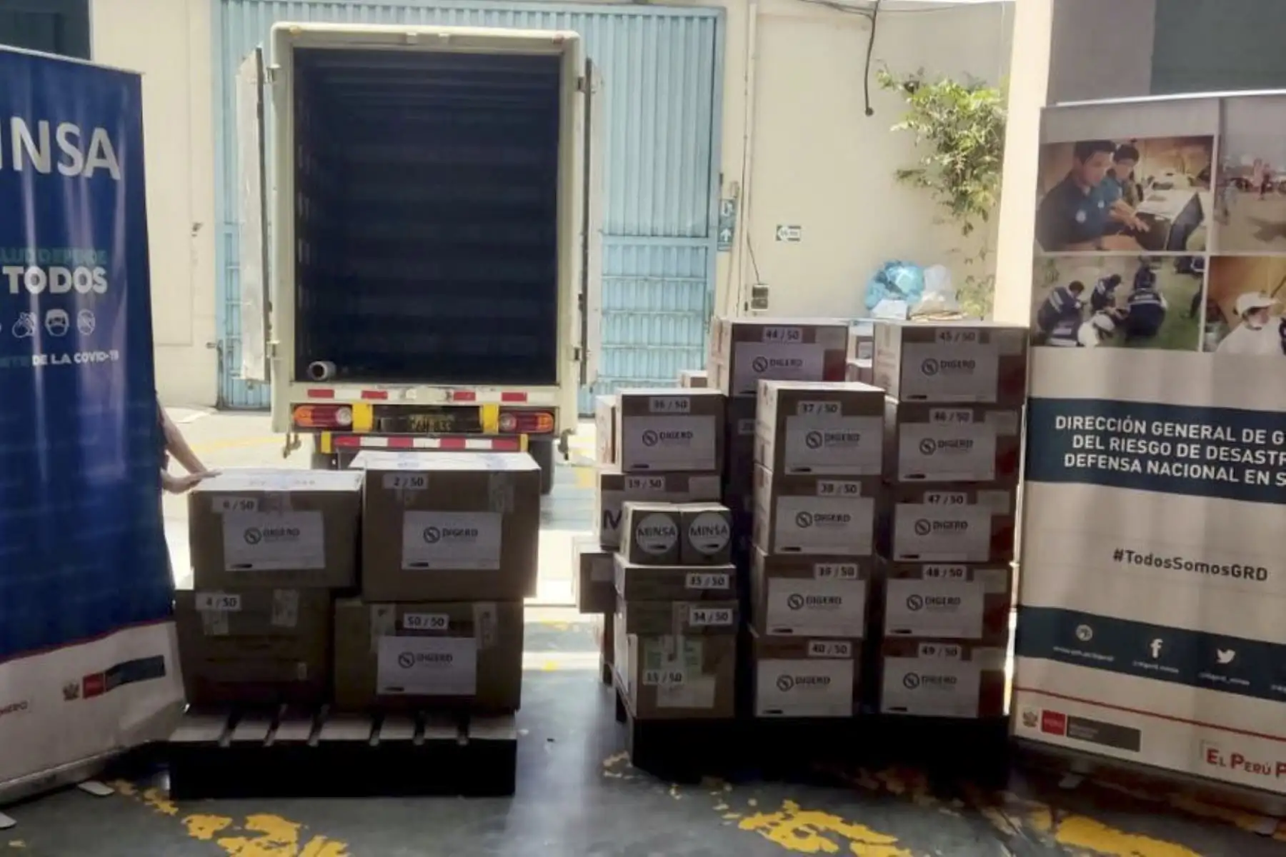 Los medicamentos e insumos serán entregados a la Gerencia Regional de Salud La Libertad para que haga la distribución. Foto: ANDINA/Minsa