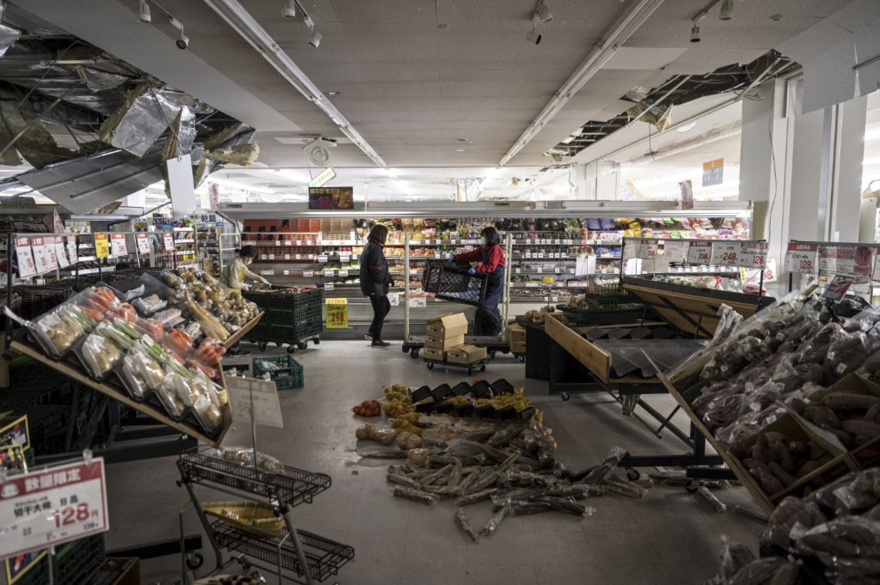 Terremoto en Japón. Foto: AFP