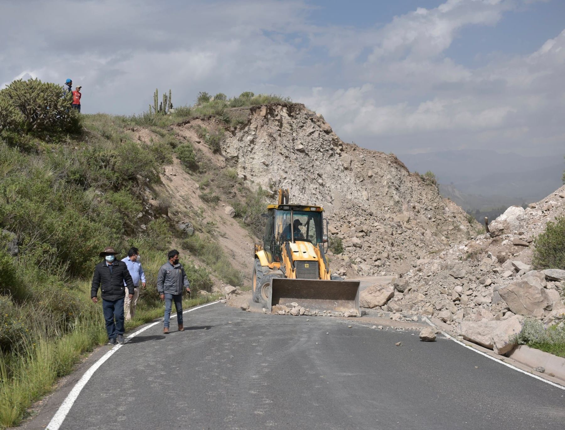Continúa suspendido el ingreso de turistas al valle de Colca debido a los daños causados por los continuos sismos que se registran desde el martes 15 en la provincia de Caylloma, en Arequipa. ANDINA/Difusión
