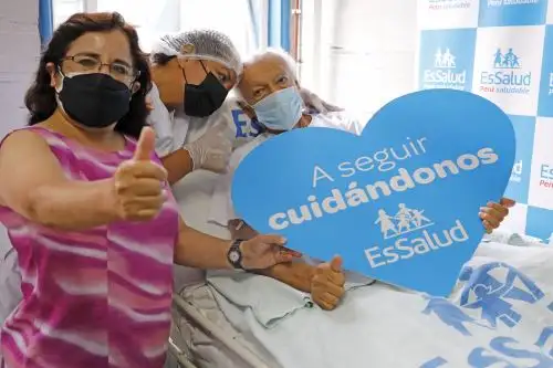 Novedoso dispositivo permitió salvar la vida del ingeniero José Escarate en EsSalud.. ANDINA/Difusión