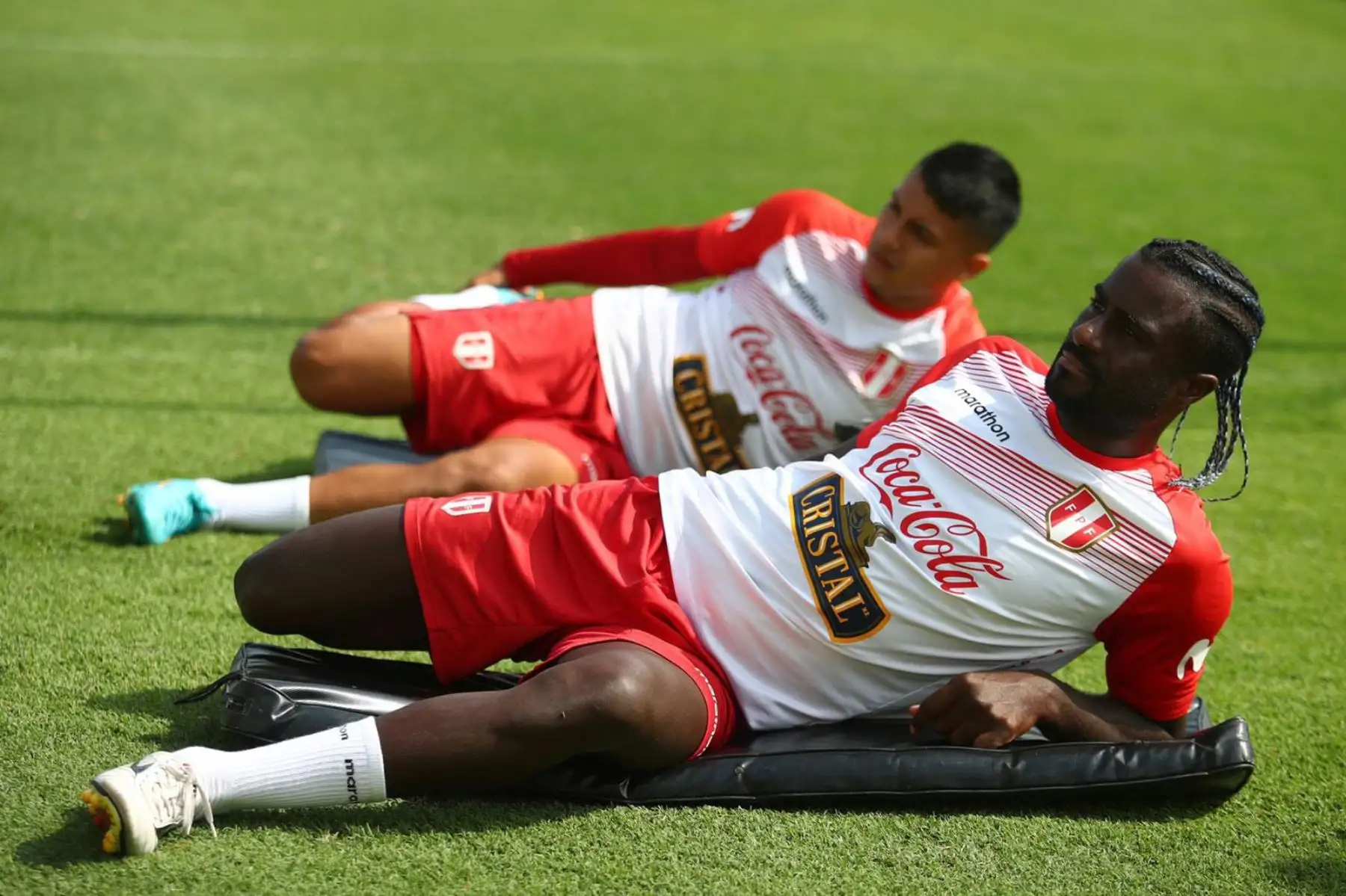 La Selección Peruana,  en su quinto día de entrenamiento en la Videna-FPF se prepara para enfrentar a la Selección de Uruguay por las Clasificatorias Sudamericanas.
Foto: Selección Peruana