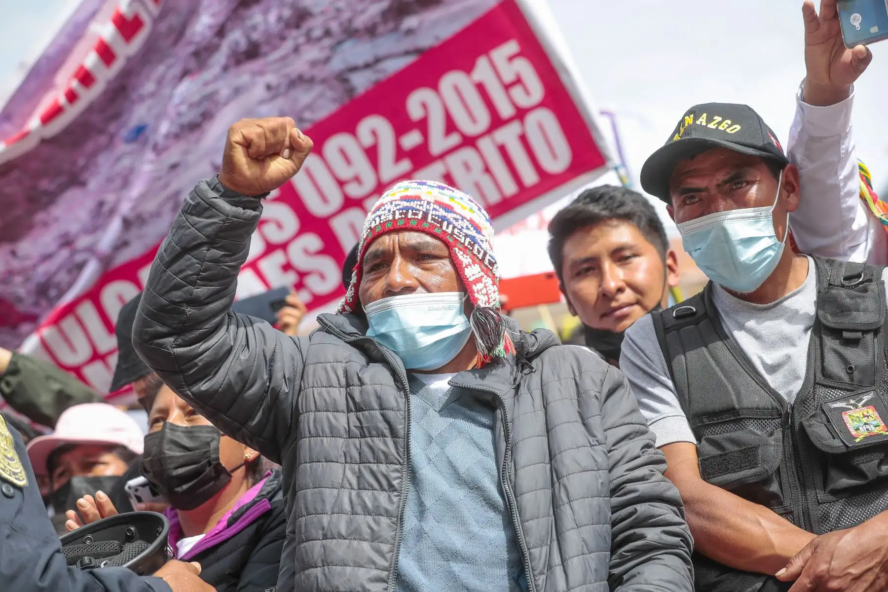 Jefe de Estado, Pedro Castillo, sostiene encuentro con la población del distrito de Calca, en la región Cusco. Foto: ANDINA/Prensa Presidencia