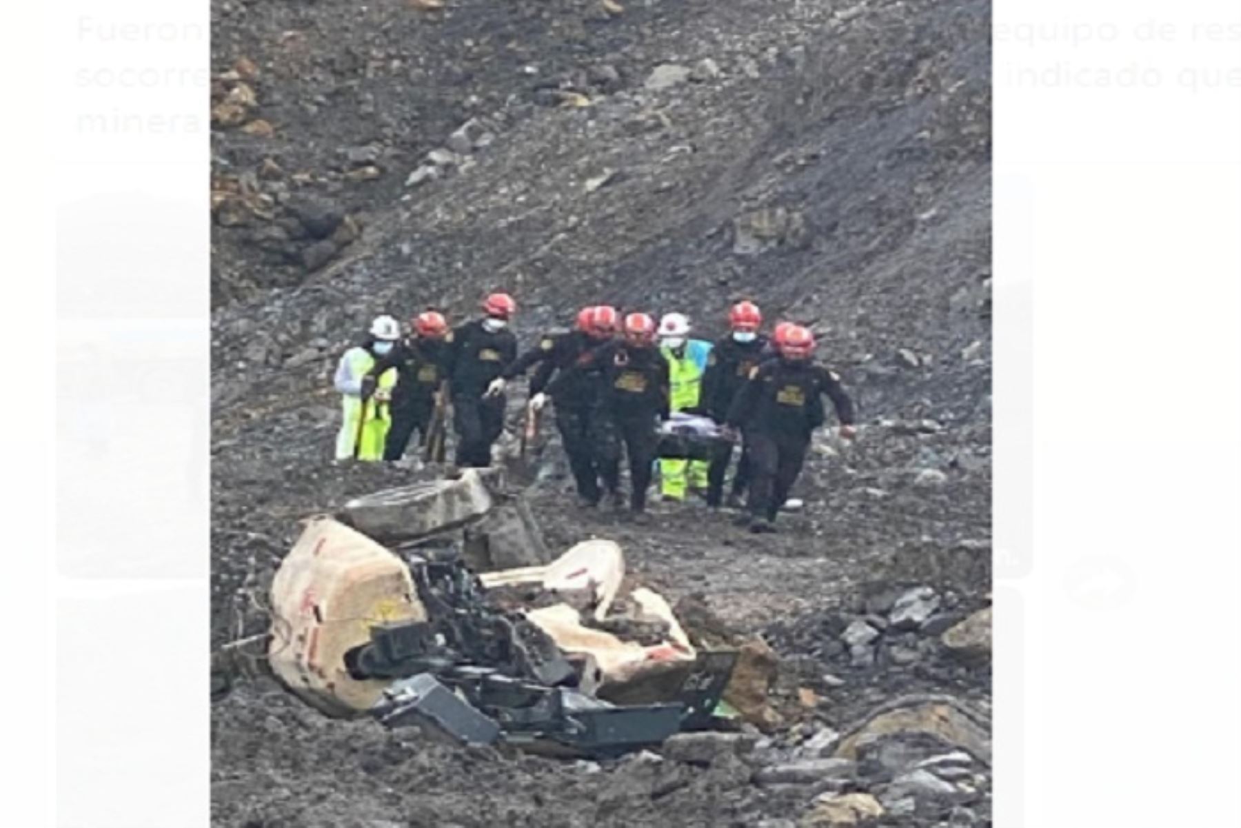 Uno de los dos mineros fallecidos fue identificados como Miguel Carrillo Alfaro. Falta recuperar el cuerpo de Rossini Quispe Taipe, natural de Pasco.