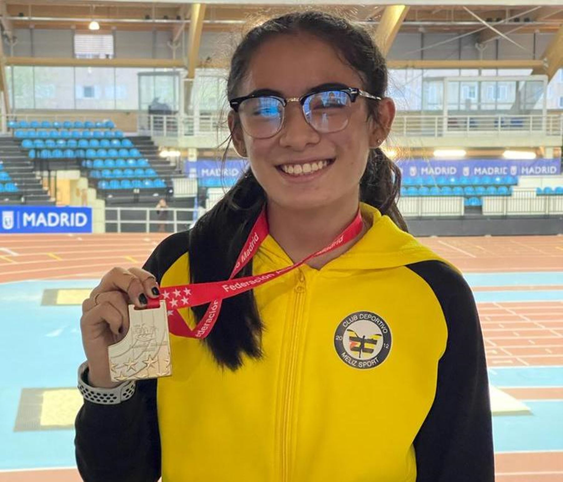 Cayetana Chirinos se hizo de la medalla de oro en el Campeonato de Madrid Sub-16
