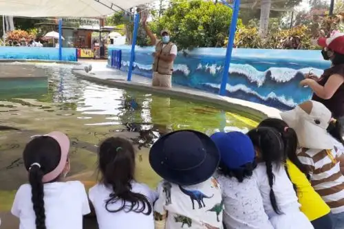 Celebraciones por el Día del Agua en el Parque de las Leyendas. Foto: ANDINA/difusión.