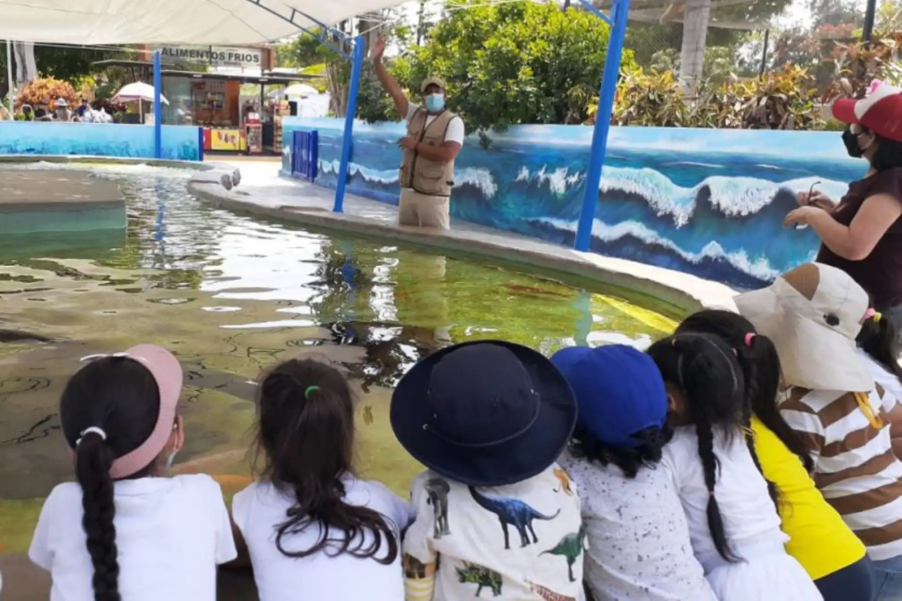 Celebraciones por el Día del Agua en el Parque de las Leyendas. Foto: ANDINA/difusión.