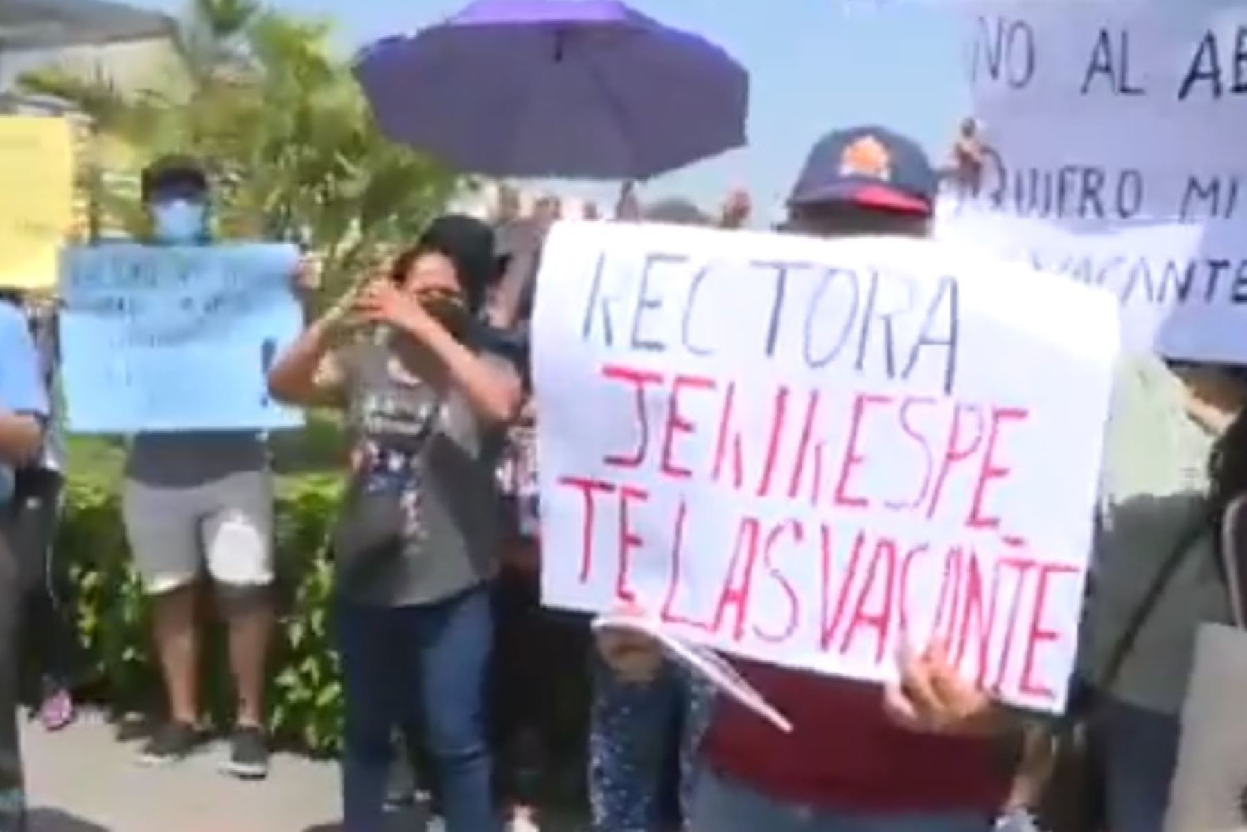 San Marcos: postulantes protestan por anulación de prueba de admisión 2022-II. Foto: ANDINA/Difusión.
