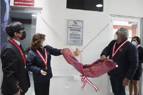 La magistrada inauguró  el expediente judicial electrónico y la mesa de partes electrónica en la especialidad familia, subespecialidad en violencia contra las mujeres e integrantes del grupo familiar de la Corte de Junín.