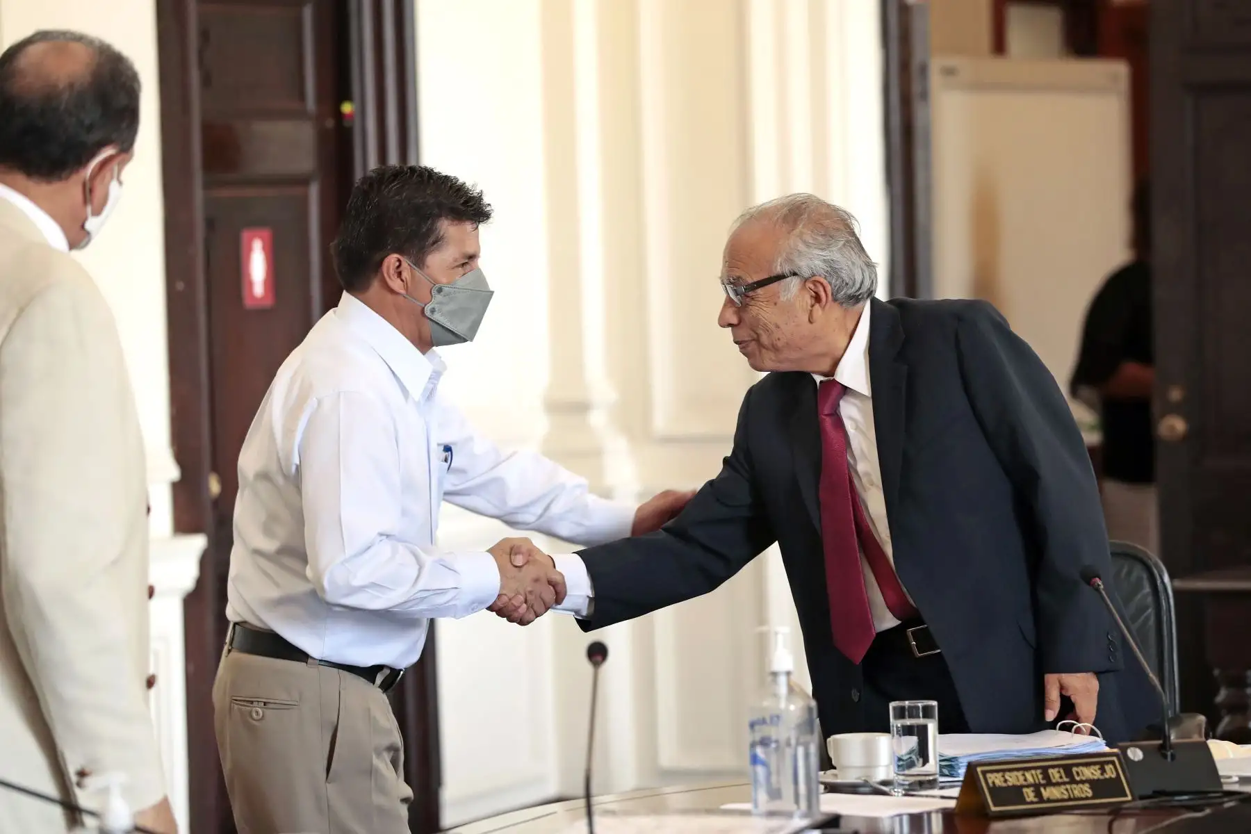 Presidente de la República, Pedro Castillo, lidera sesión del Consejo de Ministros. Foto: ANDINA/Prensa Presidencia