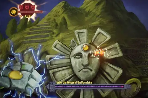 En el juego Imp of the Sun, Nin debe recolectar los quipus para revelar la historia detrás del Eclipse Eterno y encontrar los elementos ocultos únicos basados en reliquias reales de las culturas andinas. Foto: Sunwolf Entertainment