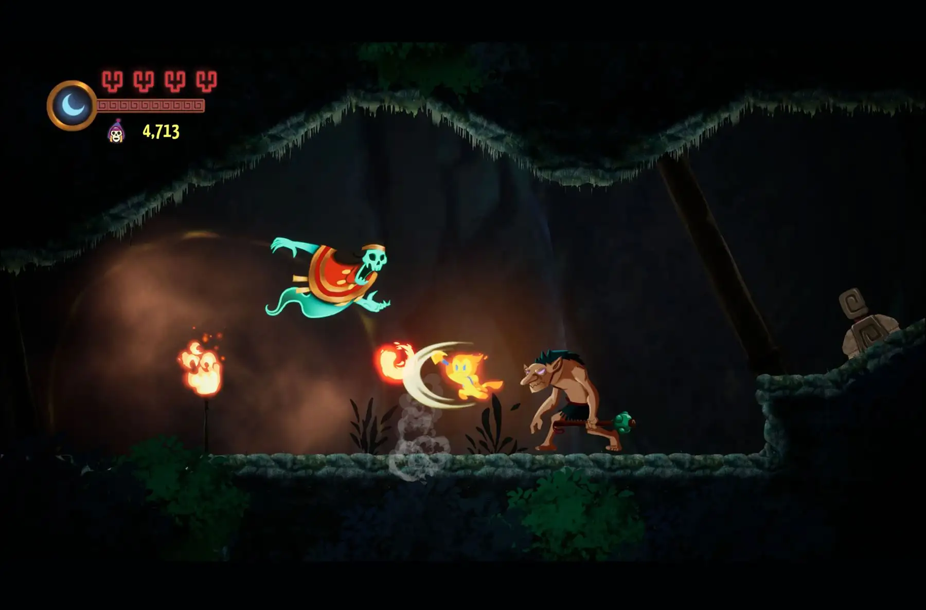 En el juego Imp of the Sun, Nin debe recolectar los quipus para revelar la historia detrás del Eclipse Eterno y encontrar los elementos ocultos únicos basados en reliquias reales de las culturas andinas. Foto: Sunwolf Entertainment