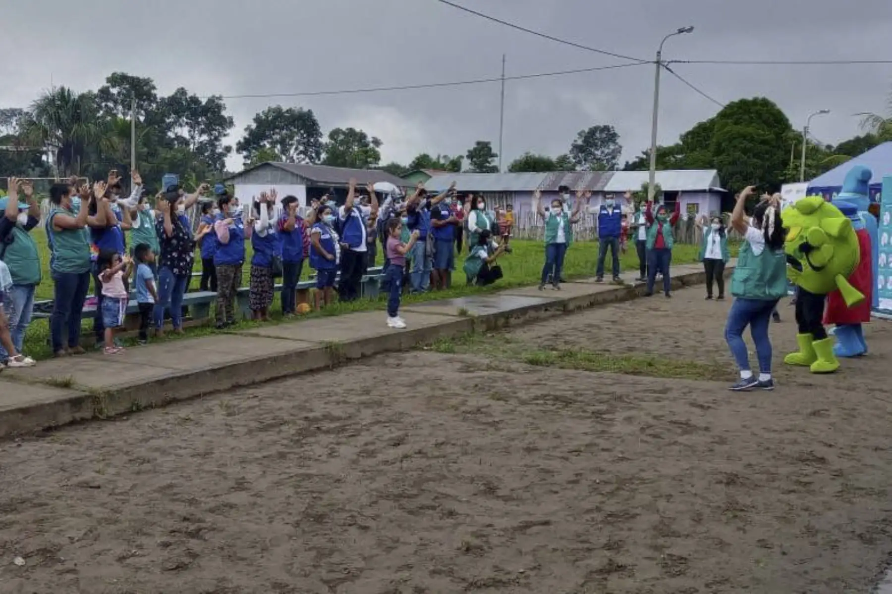 La ceremonia de presentación de los comités comunitarios se celebró en la comunidad indígena San Antonio, en la región Loreto. Foto: ANDINA/difusión.