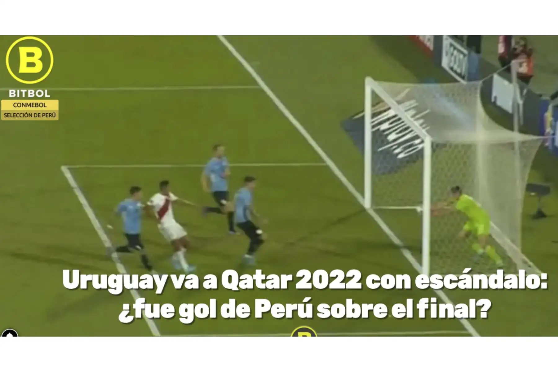 Así informa la prensa nacional e internacional sobre el gol que el arbitró no convalidó en el partido Perú vs. Uruguay en Montevideo. Foto: Captura