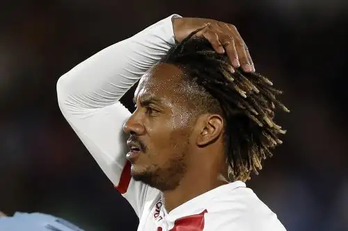 A través de su cuenta oficial de Youtube, la Conmebol confirmó que la pelota no ingresó en un 100 % al arco uruguayo, lo que confirma la decisión del árbitro. foto: AFP