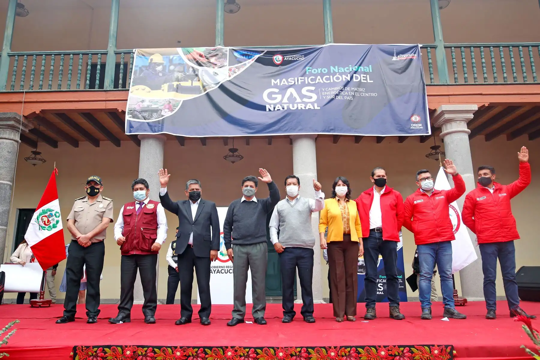 Presidente Pedro Castillo, participa en el foro “Masificación del gas natural y cambios de matriz energética en el centro y sur del Perú”. Foto: ANDINA/ Prensa Presidencia