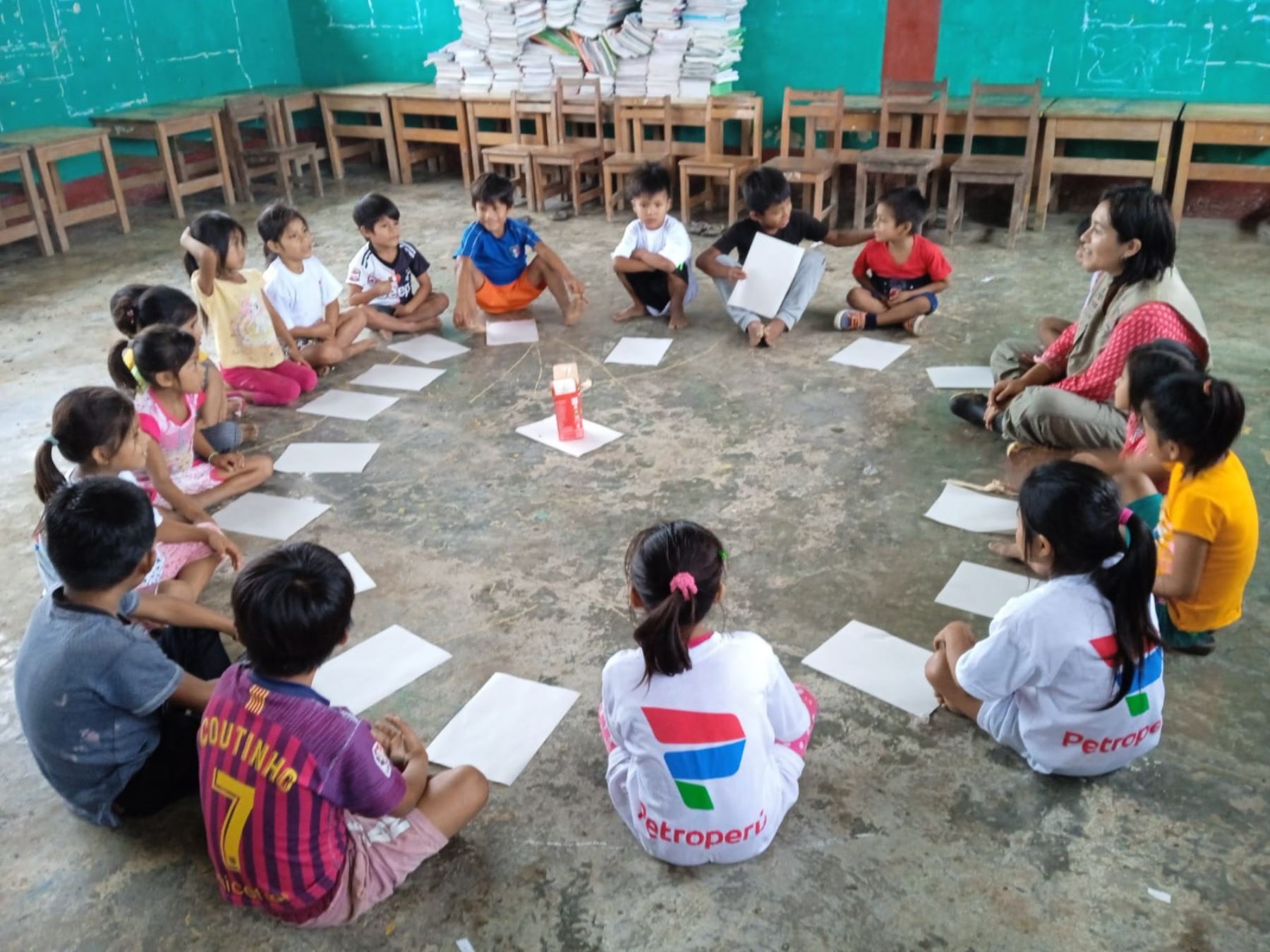 Petroperú implementó un proyecto educativo en Loreto que refuerza el aprendizaje en niños de comunidades indígenas ubicadas cerca del oleoducto.