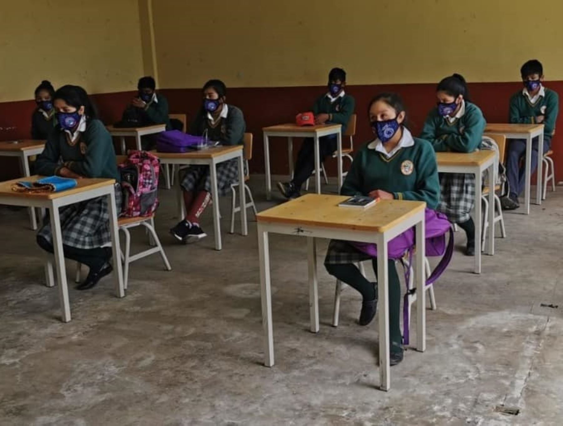 Autoridades de Salud de Cusco recomendaron a los padres de familia aislar a los escolares que dieron positivo al covid-19. ANDINA/Difusión