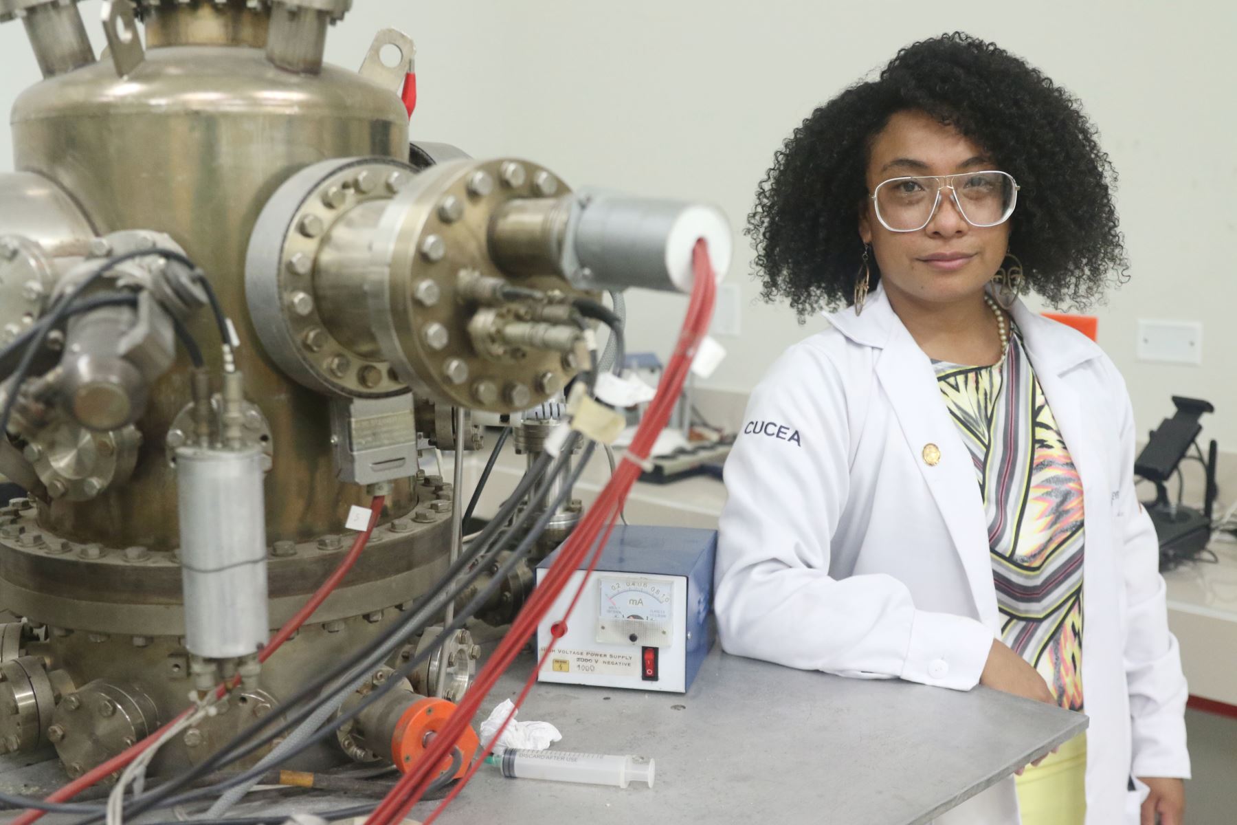 Actualmente Yanina Reyes Bermúdez trabaja en la Universidad Nacional de Ingeniería (UNI). ANDINA/Eddy Ramos