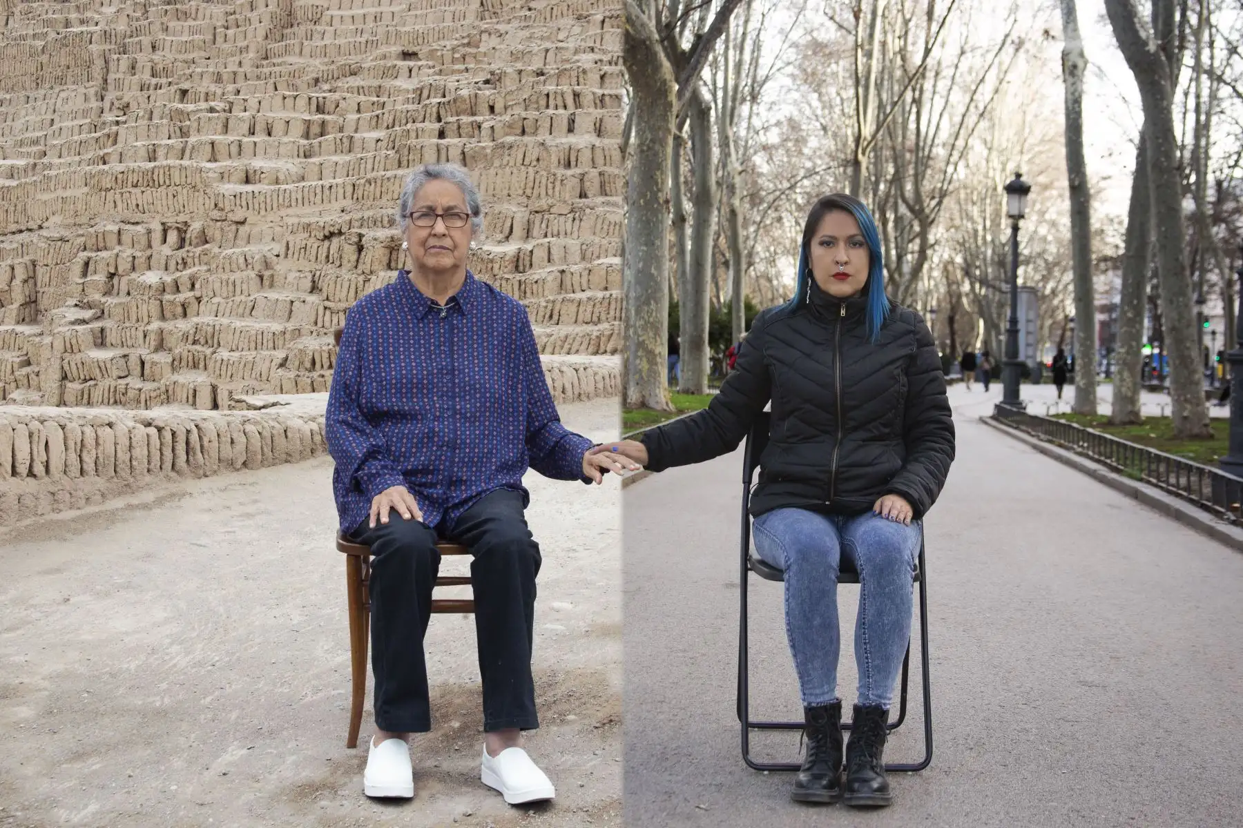 Las Ñustas es un proyecto fotográfico sobre mujeres peruanas migrantes que consiste en retratar a madres e hijas y a través de ellas indagar cómo fue su proceso migratorio, el sentimiento que tuvieron al dejar sus lugares de origen y a sus seres queridos.
Foto: Claudia Alva