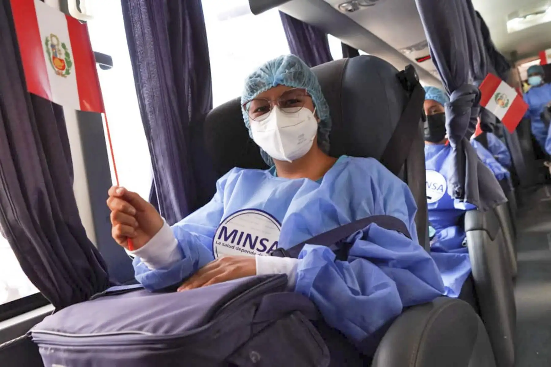 El ministerio de Salud, a través de la DIRIS Lima Este, lanza la estrategia “Me vacuno Perú, completa tus dosis”, para hacer frente a un eventual incremento de nuevos casos covid-19. Foto: ANDINA/Minsa