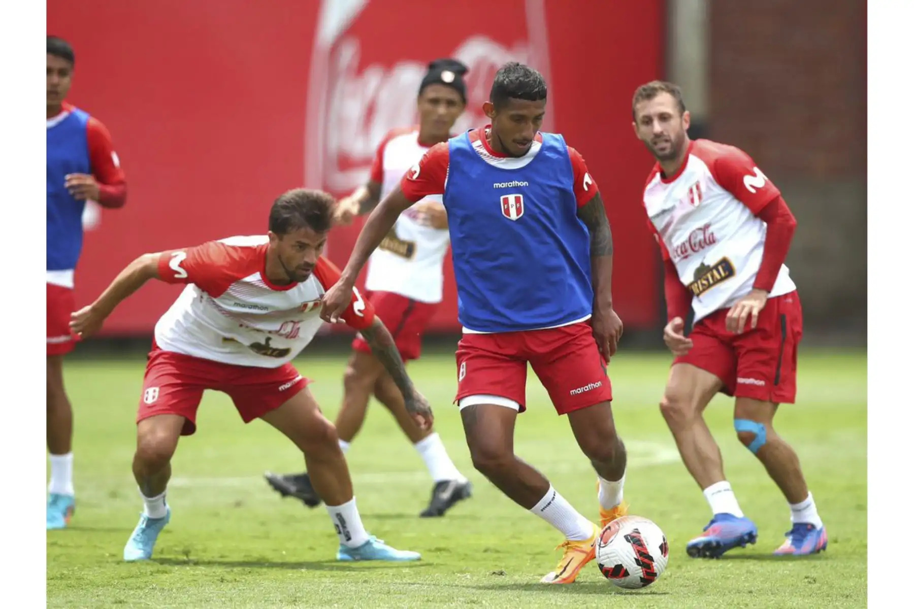 Christofer Gonzáles de la Selección peruana realiza con sus entrenamientos y se alista para enfrentar a Paraguay este martes, en el Estadio Nacional, por las Eliminatorias rumbo a Qatar 2022. Foto. Foto: FPF