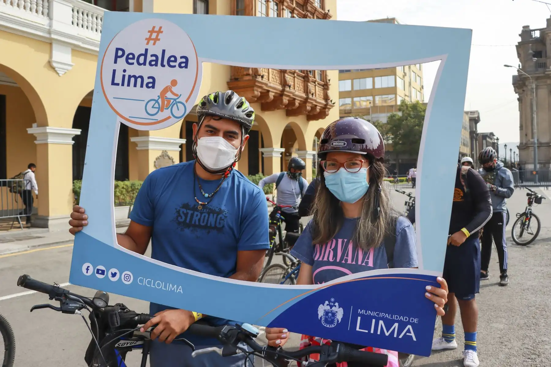 El recorrido partió en la Plaza Mayor de Lima y continuó por los jirones Callao, Camaná, Huancavelica, Santa Rosa y Azángaro; posteriormente, por las avenidas Franklin Roosevelt, Paseo de la República, la calle José Díaz y el Jr. Madre de Dios e ingresó luego por las avenidas Arequipa, Mariano Carranza, Francisco Javier Mariátegui y Cuba. Foto: ANDINA/MML