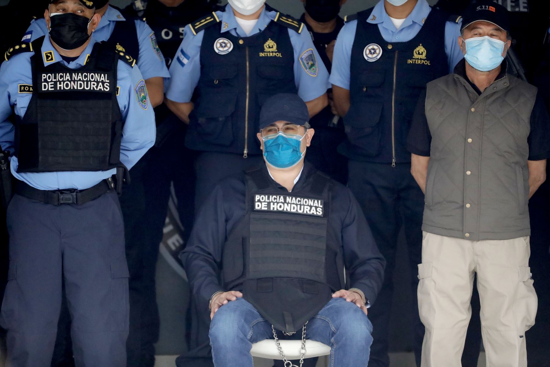 Desde la cárcel, Hernández se defendió, reiterando que es "inocente" y "víctima de una venganza y una conspiración". Foto: AFP