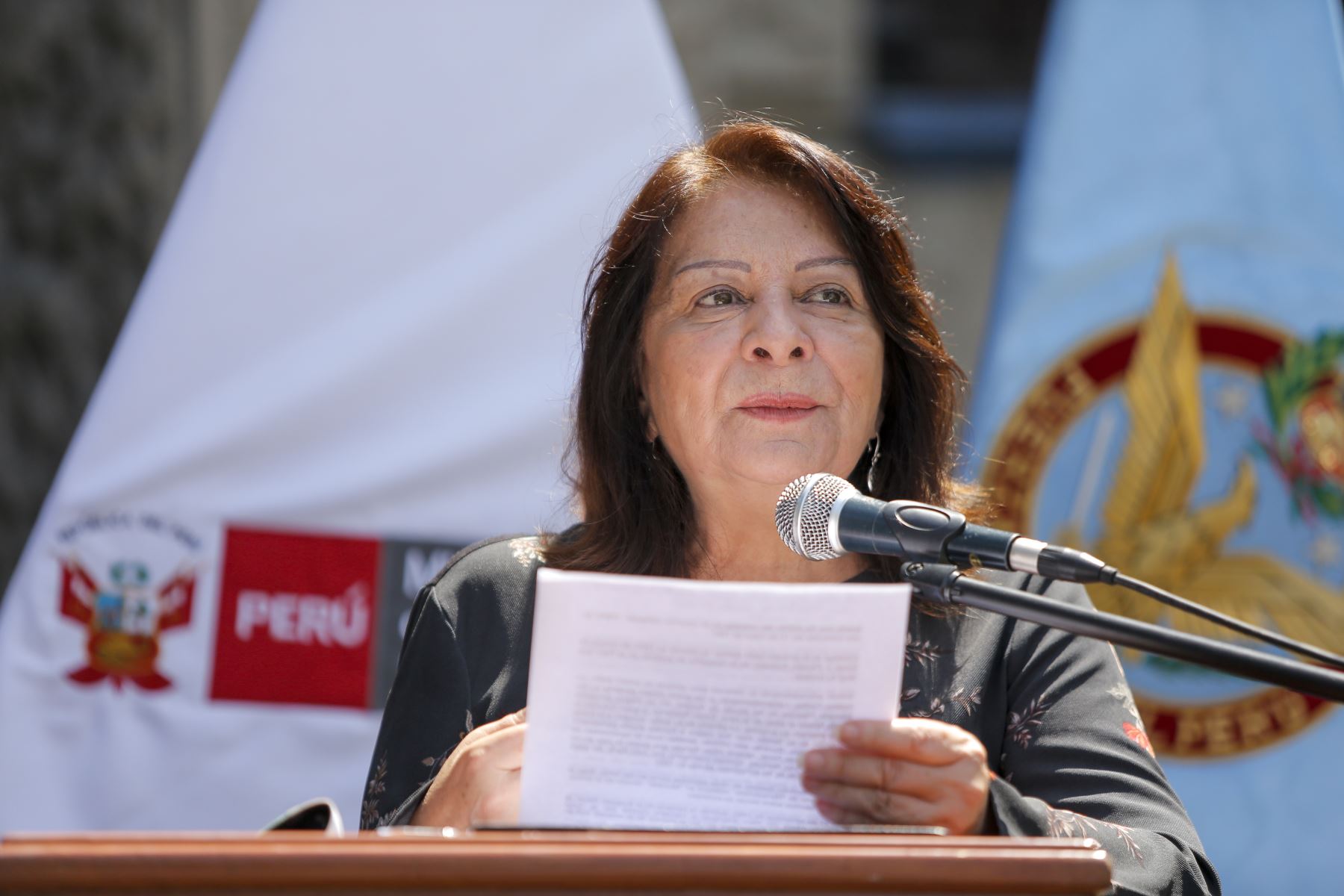 Ministra de la Mujer participó en Consejo de Ministros Descentralizado en el Cusco. Foto: ANDINA/Difusión